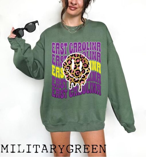 East Carolina Sweatshirt, Vintage Carolina Sweatshirt, Carolina Fan Crewneck, College Apparel, East Carolina Hoodie