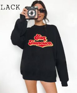 Retro San Francisco Sweatshirt - Unisex Sweatshirt - Cute San Francisco Crewneck - Vintage