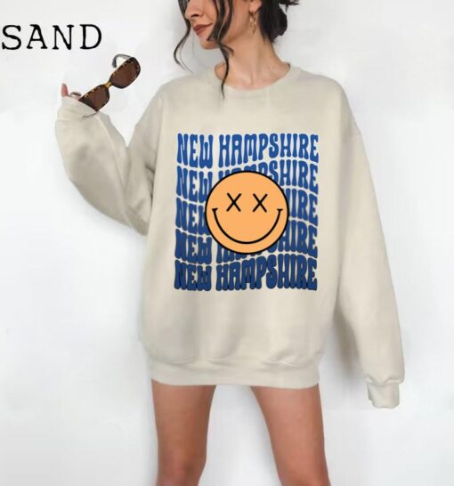 New Hampshire Sweatshirt | New Hampshire Gifts | Travel Sweatshirt | State Sweatshirt | New Hampshire Crewneck | Crewneck Sweatshirt |