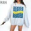 Denver Football Sweatshirt, Denver Football Shirt, Retro Denver Football Shirt, Denver Football Gift, Denver Sunday Football