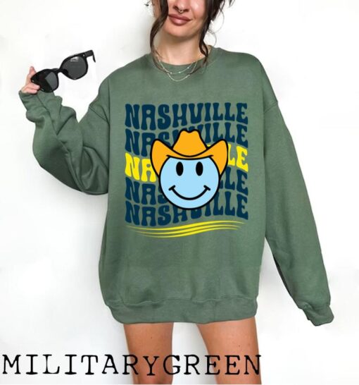 NASHVILLE Sweatshirt, Nashville Shirt, Nashville Gift, Nashville Sweater, Nashville Souvenir, Nashville Bachelorette