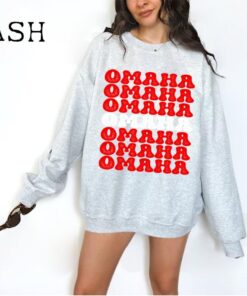 Omaha Sweatshirt - Omaha crewneck - Omaha shirt - Vintage - Woman - Man