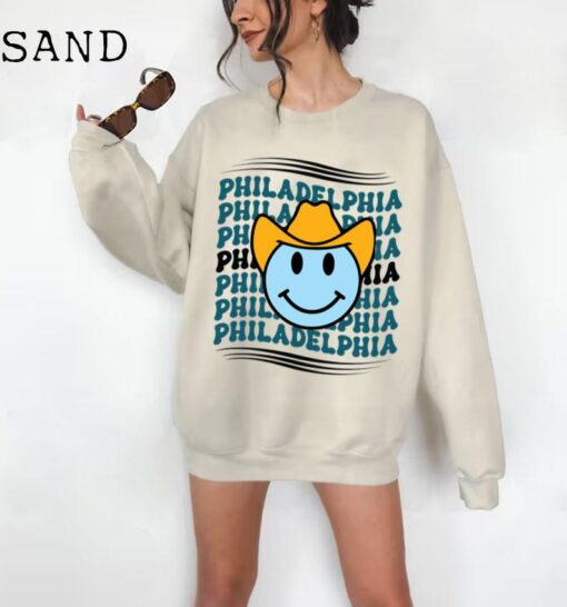 PHILADELPHIA Sweatshirt, Philadelphia Shirt, Pennsylvania Gift, Philadelphia Sweater, Pennsylvania Souvenir, Girls Trip