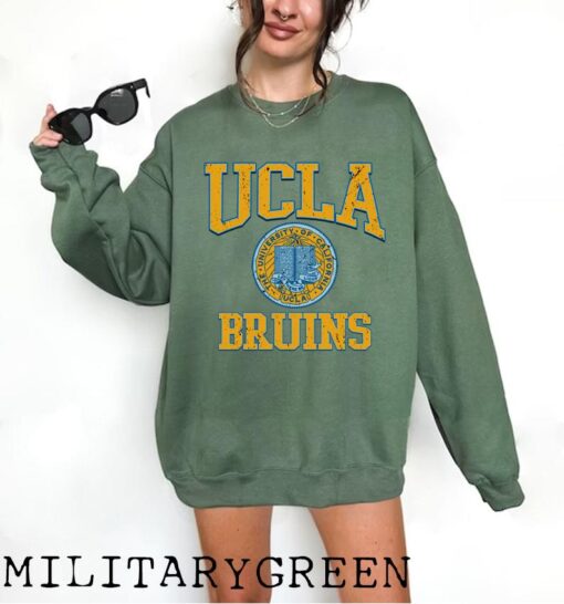 Vintage NCAA UCLA Bruins Logo Shirt, University of California Shirt, Unisex T-shirt Sweatshirt Hoodie, Shirt for Man Woman