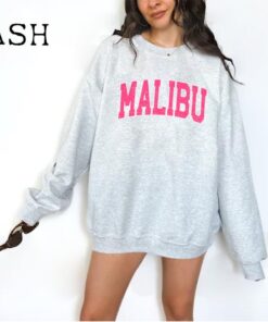 Malibu Sweatshirt, Malibu Crewneck, Malibu Hoodie, Malibu California Shirt, Cute Gift for Her, Malibu Beach Sweatshirt