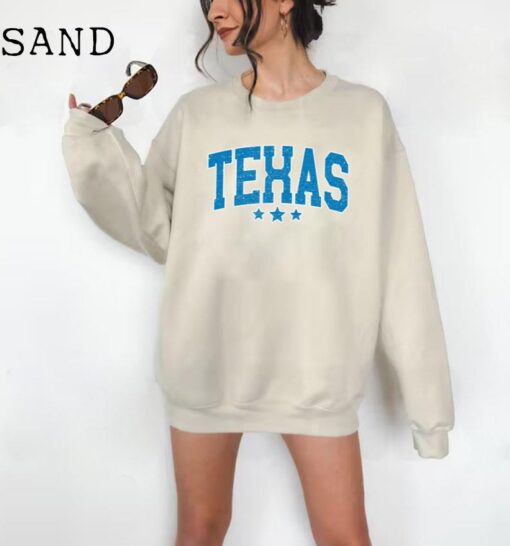 Retro Texas Sweatshirt, Texas Sweatshirt, Texas State Sweatshirt, Texas Gift, State Sweatshirt, Vintage Sweatshirt