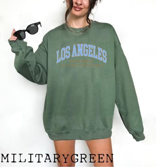 Los Angeles College Sweatshirt, California College Sweatshirt, West Coast Sweatshirt, LA College Sweatshirt