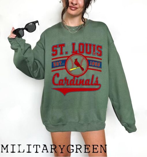 Vintage 90s MLB St. Louis Baseball Shirt, St. Louis Baseball Sweatshirt, St. Louis-Cardinals Sweatshirt, Cardinals Shirt, Baseball Fan Shirt