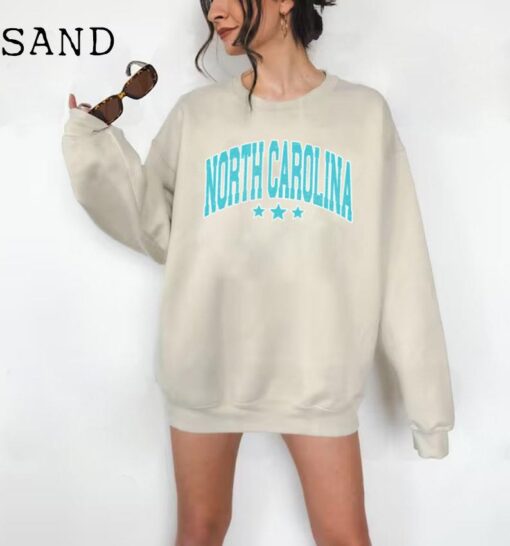 North Carolina Sweatshirt, Cute North Carolina, North Carolina College Student Gifts, University of North Carolina
