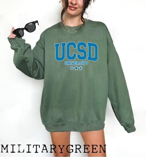 Ucsd Sweatshirt - University of California San Diego - Ucsd crewneck - Ucsd sweater - Ucsd shirt - Ucsd Student Gift
