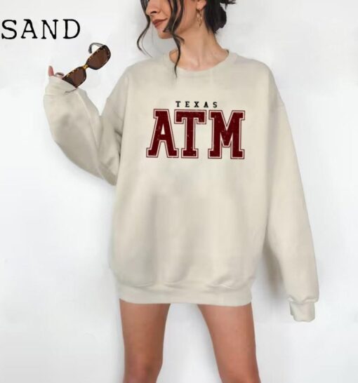 A&M Aggie Unisex Sweatshirt, ATM Sweatshirt, AtM Game Day, AtM Aggies, AtM University, AtM, Gigg Em Aggies