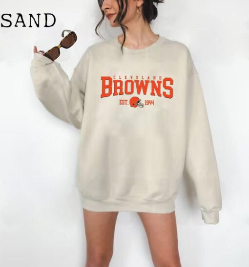 Cleveland Brown Sweatshirt, Cleveland Brown Football Day Shirt, Cleveland Football Tee, Gift For Cleveland Fan, Game Day Sweatshirt