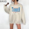 Vintage Oklahoma Thunde Sweatshirt, Thunder Sweater, Vintage Oklahoma Basketball Fans, Oklahoma City EST 1967