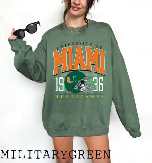 Miami Football Shirt, Miami Football Sweatshirt, Vintage Style Miami Football shirt, Miami sweater, Sunday Football
