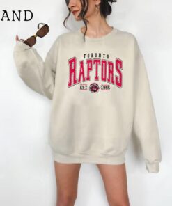 Vintage 90s Style Toronto Raptors Sweatshirt, Toronto Basketball Shirt, Raptors Basketball Crewneck, Vintage NBA Toronto Raptors Hoodie