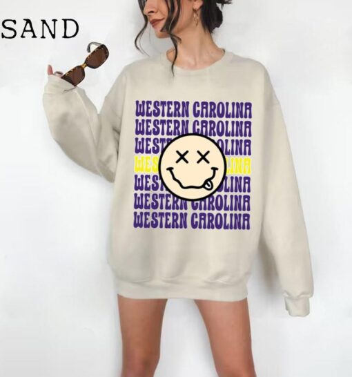 Weatern Carolina Sweatshirt, Weatern Carolina Crewneck Sweater, Cozy Crewneck Sweater, Weatern South Carolina Top, Personalized Mother's Day Gift