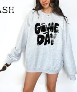 Game Day Sweatshirt, Preppy Varsity Sports Sweatshirt, Game Day Vibes Crewneck, Sunday Football, Football Mom, College Football Sweater
