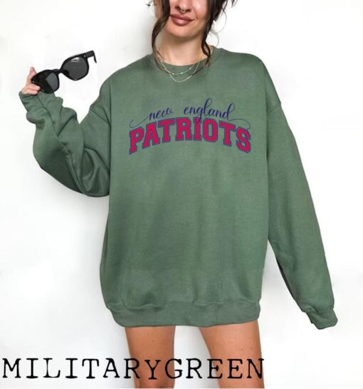 New England Patriots Crewneck Sweatshirt, Long Sleeve, or T-Shirt