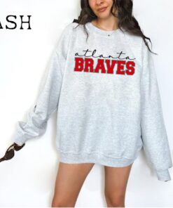 Atlanta Braves Sweatshirt, MLB Shirt, Braves Crewneck, Baseball Sweatshirt