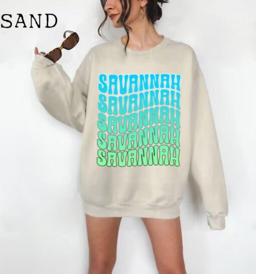 Savannah Sweatshirt, Savannah Crewneck, Savannah Bachelorette Shirts, Savannah Gifts, Savannah Girls Trip, Savannah Georgia Shirt