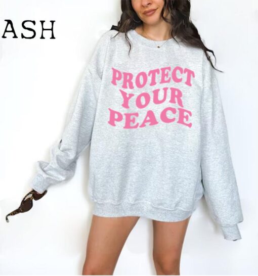Protect Your Peace Shirt - Vsco Shirt, Summer Aesthetic, Trendy Oversized