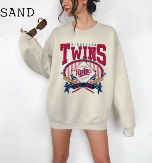 Vintage Minnesota Twins EST 1901 Shirt, Minnesota Twins Shirt, Minnesota Baseball, Twins Baseball Shirt, Baseball fan gift, Baseball Unisex