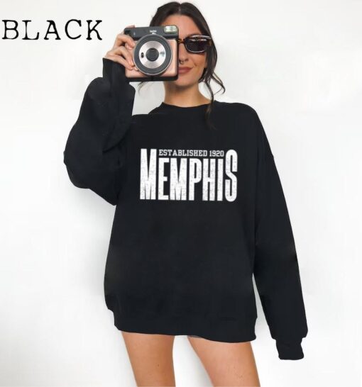 MEMPHIS Sweatshirt, Memphis Shirt, Tennessee Gift, Memphis Sweater, Memphis Souvenir, Memphis Girls Trip, Memphis Holidays