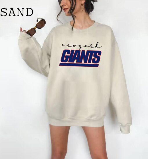 New York Giants Sweatshirt, NY Giants Sweater, Giants Sweatshirt, New York Giants Shirt, NFL Graphic Sweatshirt, Touchdown Season, Football