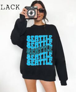 Seattle Football Sweatshirt | Vintage Style Seattle Football Crewneck | Football Sweatshirt | Seattle Sweatshirt
