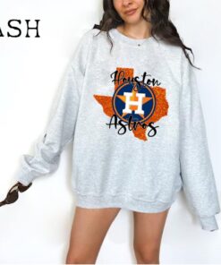 Vintage Houston Astros Crewneck Sweatshirt / T-Shirt, Houston Baseball Shirt, Retro Astros Game Day Shirt