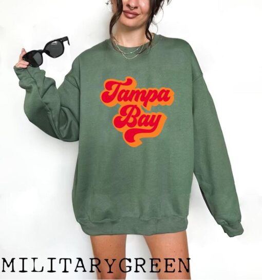 Retro Tampa Bay Sweatshirt - Unisex Sweatshirt - Cute Tampa Crewneck - Vintage
