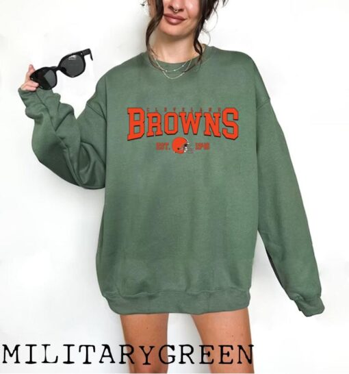 Cleveland Browns Crewneck Sweatshirt , Cleveland Fan Crewneck Sweatshirt, Cleveland Sweatshirt, Cleveland Gift, College Student gift