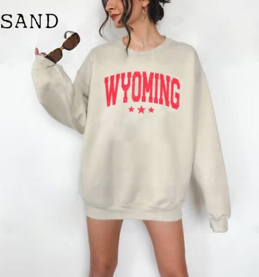 Wyoming Sweatshirt, Wyoming Crewneck, Wyoming Shirt, Wyoming Gift, Wyoming Souvenir, Wyoming Family Vacation, Wyoming Girls Trip