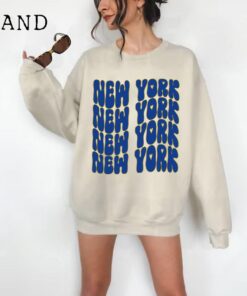 New York Sweatshirt, Cute New York Sweater, New York College Student Gifts, University of New York Sweatshirt