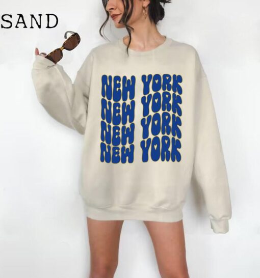 New York Sweatshirt, Cute New York Sweater, New York College Student Gifts, University of New York Sweatshirt