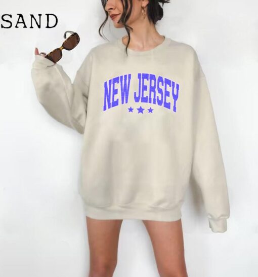 New Jersey Sweatshirt, New Jersey Gifts, New Jersey Crewneck Sweatshirt, New Jersey Unisex State Group Shirt