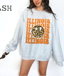 Illinois Sweatshirt, Illinois Crewneck, Illinois Shirt, Trendy Illinois Sweatshirt, Trendy Illinois Shirt, Illinois Gift, Womens Illinois