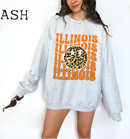 Illinois Sweatshirt, Illinois Crewneck, Illinois Shirt, Trendy Illinois Sweatshirt, Trendy Illinois Shirt, Illinois Gift, Womens Illinois