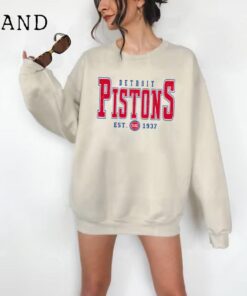 Detroit Piston, Vintage Detroit Piston Sweatshirt \T-Shirt, Detroit Basketball Shirt, Pistons Shirt, Basketball Fan Shirt, Retro Basketball