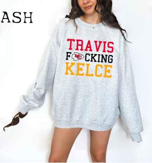 Travis Kelce Shirt, Kansas City Chiefs Shirt, Unisex Adult, Travis Kelce Sweatshirt, Vintage Kansas City Chiefs Sweatshirt, Gift for Her NFL