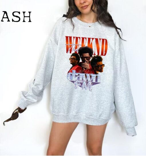 Vintage The Weeknd Sweatshirt, The Weeknd sweatshirt, Hip-Hop Music Shirt, Starboy, After Hours Album, The Weeknd Merch