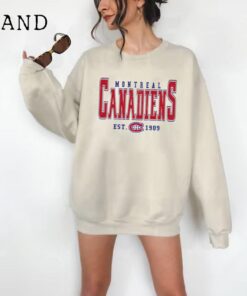 Montreal Canadiens Sweatshirt, Vintage Sweatshirt, NHL Sweatshirt, Hockey Shirt, Hockey Fan Sweatshirt, Canadiens Hockey Fan Gift