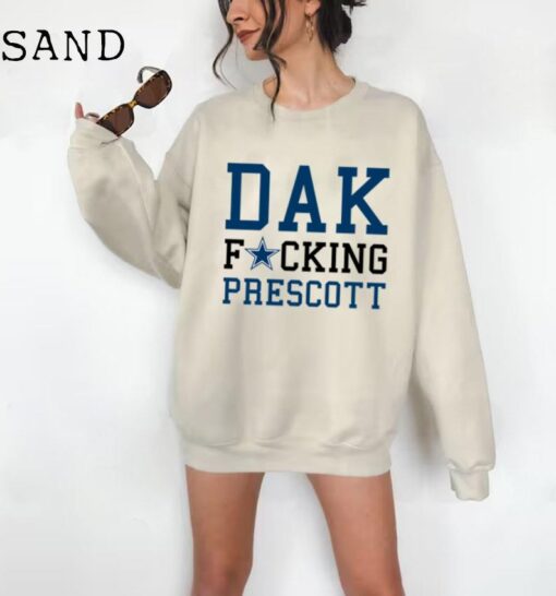 Dak Prescott Shirt, Dallas Cowboys Shirt, Fall Sweatshirt, Mens Womens Football Sweatshirt, Cowboys Football Mom Shirt, Cowboys Shirt, Gifts