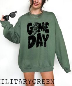 Game Day Sweatshirt, Preppy Varsity Sports Sweatshirt, Game Day Vibes Crewneck, Sunday Football, Football Mom, College Football Sweater