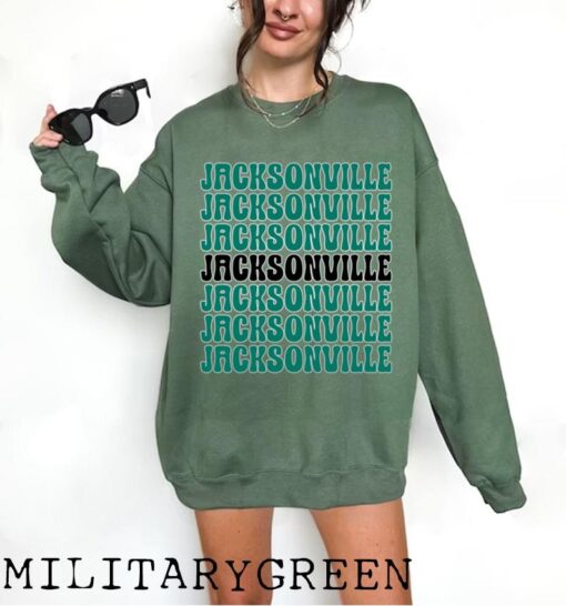 Jacksonville Football Shirt, Retro Jacksonville Football Shirt, Vintage Jacksonville Women Shirt, Jacksonville Florida Toddler Shirt