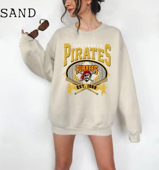 Pittsburgh Pirates Shirt, Pittsburgh Baseball Hoodie, Vintage Baseball Fan Shirt, Pittsburgh Pirates Shirt, Baseball Tee