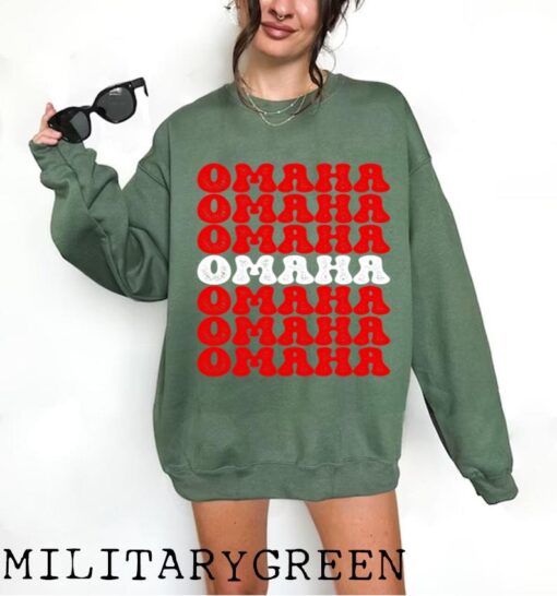 Omaha Sweatshirt - Omaha crewneck - Omaha shirt - Vintage - Woman - Man