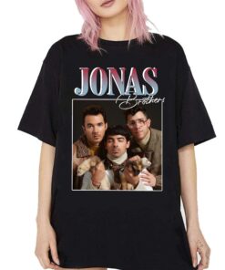 Jonas Brothers Vintage T-Shirt, Jonas Five Albums One Night Tour Shirt, Jonas Brothers 2024 Tour Shirt, Jonas 90’s Tee