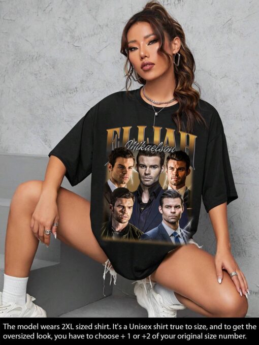 Limited Elijah Mikaelson T-shirt, Gift Movie Elijah Mikaelson Sweatshirt, Bootleg Elijah Mikaelson Hoodie, Homage Retro Unisex Graphic Tees