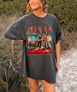 Jonas Brothers Vintage T-Shirt, Jonas Five Albums One Night Tour Shirt, Jonas Brothers 2024 Tour Shirt, Jonas 90’s Tee